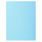 LOT DE 5 - PAQUET 100 CHEMISES SUPER 160 - 24X32CM - BLEU CLAIR