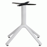 PIED DE TABLE NEMO FIXE HAUTEUR 50 CM - PEINT ARGENT - S-CAB
