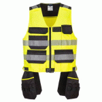 PORTWEST PW308 GILET À OUTILS PW3 CLASSE 1 JAUNE/NOIR - TAILLE XL