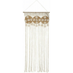 ATMOSPHERA - RIDEAU FIL MACRAMÉ EN JUTE ET COTON 90 X 200 CM BEIGE