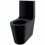 CUVETTE WC À POSER MONOBLOC AVEC RÉSERVOIR 3/6 L - EN INOX NOIR MAT - S21 DELABIE