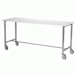 LA TABLE DE PRÉPARATION DU LINGE AVEC 2 PLATEAUX MÉLAMINÉS - MANUTAN COLLECTIVITÉS