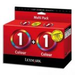 LEXMARK TWIN PACK CARTOUCHE JET D'ENCRE 1 80D2955