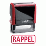 TAMPON TRODAT XPRINT A FORMULE : RAPPEL - ENCRAGE AUTOMATIQUE RECHARGEABLE - EMPREINTE ROUGE 45 X 16 MM
