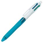 BIC STYLO BILLE BIC 4 COULEURS GRIP CLASSIQUE 4 COULEURS - RÉTRACTABLE - BLEU (PRIX À L'UNITÉ)