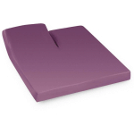 LINNEA - DRAP HOUSSE RELAXATION UNI 100% COTON ALTO - TR TÊTE RELEVABLE UNIQUEMENT 2X90X190 CM - VIOLET RAISIN