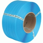 FEUILLARD PP MACHINE 12 X 063 MM D280 2100 M BLEU - BBA EMBALLAGES