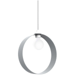 NUCLEO MONO SUSPENSION, 1X E27, MAX 42W, MÉTAL, GRIS, D.40CM 40 GRIS - GRIS - LUMICOM