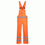 PORTWEST S388 COTTE À BRETELLES HI-VIS NON DOUBLÉE ORANGE - TAILLE L
