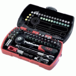 COFFRET EMBOUTS DE VISSAGE ET ACCESSOIRES - 36 PIÈCES SAM OUTILLAGE