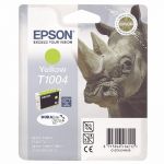 EPSON CARTOUCHE D'ENCRE RHINOCÉROS T1004 J (C13T10044010) - DURABRITE ULTRA - COULEUR: JAUNE