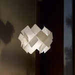 LZF LAMPS LZF ESCAPE SUSPENSION, CÂBLE NOIR Ø 52 CM IVOIRE