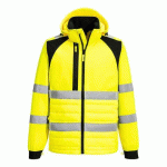 PORTWEST CD863 VESTE HYBRID BAFFLE WX2 ECO-CONÇU HV JAUNE/NOIR - TAILLE L