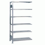 SVT 2 FACES 1800X1000X600 - 5 NIV - GRIS CLAIR/GRIS CLAIR - SCHULTE LAGERTECHNIK