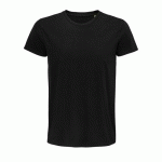 TEE-SHIRT PERSONNALISABLE COTON ORGANIQUE BIO JERSEY 175 NOIR PROFOND