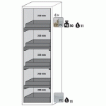 ARMOIRE SÉCURITÉ S-CLASSIC-90 S90.196.060.R GRIS CLAIR