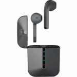 ÉCOUTEURS TWS ZIP AVEC BOÎTIER DE CHARGE - ARGENT - TNB