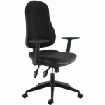 FAUTEUIL FREZIO ACC.RÉGLABLES MÉCANISME ASYNCHRONE 0420 NOIR - SOKOA