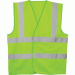 GILET HI-VIZ BAUDRIER ET DOUBLE BANDE - VERT - XL - COVERGUARD