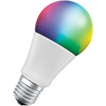 LAMPE SMART+ AVEC TECHNOLOGIE ZIGBEE, 9W, A60, MAT, CULOT E27, COULEUR DE LUMIÈRE RGBW RÉGLABLE, 806LM, PAQUET DE 1 - WHITE - LEDVANCE