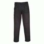 LOT DE 2 - PORTWEST S887 PANTALON ACTION NOIR - TAILLE 32 - STANDARD