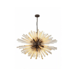SUSPENSION OR CHAMPAGNE,BRUN OXYDÉ 32 AMPOULES 75CM - OR