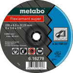 METABO - MEULES D'ÉBARBAGE FLEXIAMANT SUPER 125X6,0X22,2 ACIER