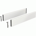 PAROIS LATÉRALES TOPSIDE POUR TIROIR ARCITECH-HAUTEUR 92 MM-BLANC-L650MM HETTICH