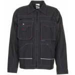 BLOUSON BASALT ANTHRACITE/ROUGE TAILLE 64 - SCHWARZ