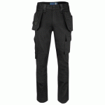 PROJOB 5560 PANTALON CORDURA 100% COTON NOIR - TAILLE 48