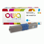 TONER REMANUFACTURÉ OWA - HAUTE CAPACITÉ - CYAN - POUR OKI 44469724 - TONER COMPATIBLE