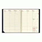 AGENDA QUO VADIS MANAGER S PRESTIGE SEMAINIER - 2026 - 21 X 27 CM NOIR