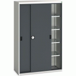 BOTT 1 ARMOIRE VERSO PORTES COULISSANTES AVEC 4 TABLETTES 1300X550X2000_BOTT