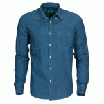 JAMES HARVEST JUPITER CHEMISE HOMMES BLEU DENIM - TAILLE XXL