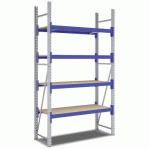 KIT RAYONNAGE DÉPART 2500X1350X600 MM 4 NIVEAUX 1600 KG - BITO