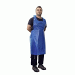 TABLIER JETABLE BLEU - LOT DE 100