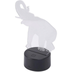 TLILY - ELEPHANT PRESS OU REMOTE NIGHT LAMP 3D ILLUSION LED TABLE LAMP NIGHT LIGHT AVEC ANIMAL 7 CHANGEMENT DE COULEUR EFFET