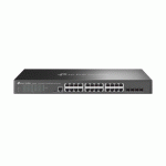 TP-LINK OMADA SG3428 COMMUTATEUR RÉSEAU GÉRÉ L2/L3 GIGABIT ETHERNET (10/100/1000) 1U NOIR