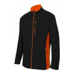 VESTE POLAIRE BICOLORE VELILLA NOIR / ORANGE XL - NOIR / ORANGE