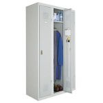 VESTIAIRE BUDGET - POUR INDUSTRIE PROPRE - CORPS ET PORTES GRIS