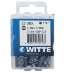 WITTE - EMBOUT PLAT 5 PIÈCES 5.5 X 25 - 4264129