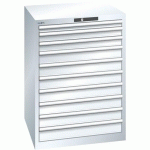 ARMOIRE BLANC PUR 717X725X1000 AVEC 10 TIR. 200KG - LISTA