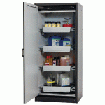 ARMOIRE SÉCURITÉ Q-CLASSIC-30 Q30.195.086.WD GRIS/VERT - MANUTAN COLLECTIVITÉS