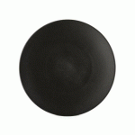 ASSIETTE DE PRÉSENTATION EQUINOXE NOIR 31.5 CM