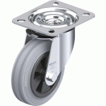 BLICKLE - ROULETTE PIVOTANTE Ø 100MM BANDAGE CAOUTCHOUC SBR 70KG - LE-VPP 100G-SG