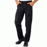 PANTALON CHEF CUISINIER NOIR