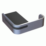 PORTE-PEIGNOIR À FIXER - ALUMINIUM - GRIS MAT - ALUR PELLET ASC