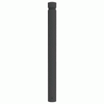 POTELET VITYL TÊTE GORGES MÉTAL HTR 1 M Ø 102 MM - GRIS 7016 - BUTON DESIGN