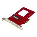 STARTECH.COM ADAPTATEUR PCIE U.2 - PCI EXPRESS 3.0 X4 - POUR SSD U.2 NVME DE 2,5 - CONVERTISSEUR SFF-8639 VERS PCIE - SSD PCIE - ADAPTATEUR D'INTERFACE - ULTRA M.2 CARD - PCIE 3.0 X4