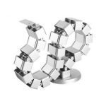 STARTECH.COM GOULOTTE PASSE-CÂBLES AVEC VERTÈBRES - GESTIONNAIRE DE CÂBLES RÉGLABLE AVEC QUATRE CONDUITS ET UNE BASE LESTÉE